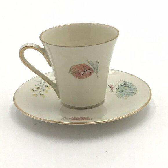 Vintage Zeh Scherzer Bavaria Germany Tea Cup and Saucer - Picture 1 of 9